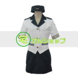 スカイマーク航空 CA 超ミニスカ制服 キャビンアテンダント ステュワーデス コスプレ衣装