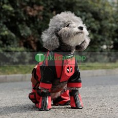 画像2: デッドプール＆ウルヴァリン Deadpool 3 ドッグプール Dogpool 風 犬服 ペット用品 コスチューム コスプレ衣装  COSPLAY (2)