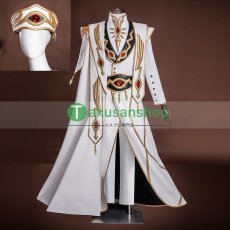 画像1: CODE GEASS コードギアス 反逆のルルーシュR2 ルルーシュ 皇帝 風 コスチューム コスプレ衣装 (1)