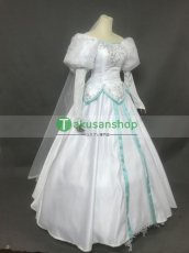 画像2: リトル・マーメイド プリンセス ドレス 人魚姫 アリエル  風 コスチューム コスプレ衣装 オーダーメイド (2)