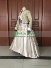 画像4: FROZEN アナ雪2 アナと雪の女王 ドレス アナ Anna  風 コスチューム コスプレ衣装 オーダーメイド (4)