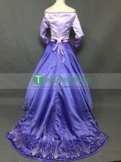 画像4: FROZEN アナ雪2 アナと雪の女王 ドレス  エルサ Elsa  風 コスチューム コスプレ衣装 オーダーメイド (4)