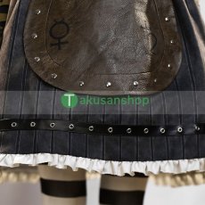 画像15: アリス マッドネス リターンズ  Alice: Madness Returns アリス ブラックワンピース 風 コスチューム コスプレ衣装 コスプレ靴 バラ売り可 オーダーメイド (15)