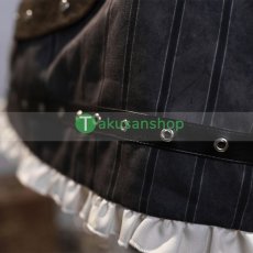 画像18: アリス マッドネス リターンズ  Alice: Madness Returns アリス ブラックワンピース 風 コスチューム コスプレ衣装 コスプレ靴 バラ売り可 オーダーメイド (18)