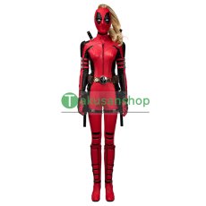 画像1: 【武器無し】デッドプール＆ウルヴァリン Deadpool 3 Lady Deadpool レディ・デッドプール 風 コスチューム コスプレ衣装 オーダーメイド (1)