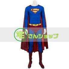 画像1: Superman Returns スーパーマン リターンズ クラーク・ケント 風 コスチューム コスプレ衣装 コスプレ靴 ブーツ付き オーダーメイド バラ売り可 (1)