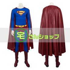 画像2: Superman Returns スーパーマン リターンズ クラーク・ケント 風 コスチューム コスプレ衣装 コスプレ靴 ブーツ付き オーダーメイド バラ売り可 (2)