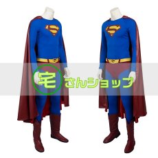 画像3: Superman Returns スーパーマン リターンズ クラーク・ケント 風 コスチューム コスプレ衣装 コスプレ靴 ブーツ付き オーダーメイド バラ売り可 (3)