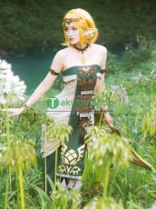 画像1: ゼルダの伝説 ティアーズ オブ ザ キングダム Zelda ゼルダ姫  風   コスプレ衣装 コスチューム  バラ売り可 オーダーメイド (1)