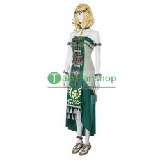 画像4: ゼルダの伝説 ティアーズ オブ ザ キングダム Zelda ゼルダ姫  風   コスプレ衣装 コスチューム  バラ売り可 オーダーメイド (4)