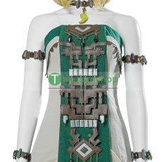 画像6: ゼルダの伝説 ティアーズ オブ ザ キングダム Zelda ゼルダ姫  風   コスプレ衣装 コスチューム  バラ売り可 オーダーメイド (6)