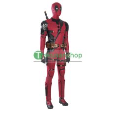 画像2: 【武器無し】デッドプール＆ウルヴァリン Deadpool3 ウェイド ウィルソン 風 コスチューム コスプレ衣装 コスプレ靴 バラ売り可 オーダーメイド (2)