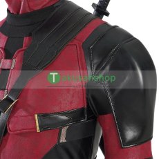 画像8: 【武器無し】デッドプール＆ウルヴァリン Deadpool3 ウェイド ウィルソン 風 コスチューム コスプレ衣装 コスプレ靴 バラ売り可 オーダーメイド (8)