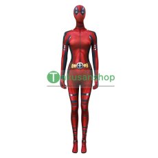 画像1: デッドプール＆ウルヴァリン Deadpool 3  Lady Deadpool レディ・デッドプール 風 コスチューム コスプレ衣装 (1)