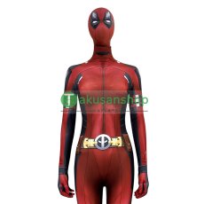 画像14: デッドプール＆ウルヴァリン Deadpool 3  Lady Deadpool レディ・デッドプール 風 コスチューム コスプレ衣装 (14)