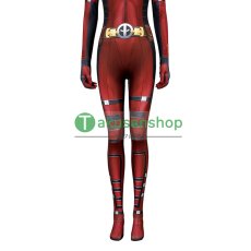 画像15: デッドプール＆ウルヴァリン Deadpool 3  Lady Deadpool レディ・デッドプール 風 コスチューム コスプレ衣装 (15)