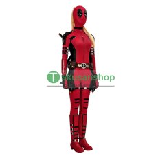 画像2: 【武器無し】デッドプール＆ウルヴァリン Deadpool 3 Lady Deadpool レディ・デッドプール 風 コスチューム コスプレ衣装 オーダーメイド (2)