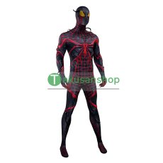 画像2: スパイダーマン2 ピーター・パーカー アブソリュート・カーネイジ・スーツ 風  コスチューム コスプレ衣装 (2)