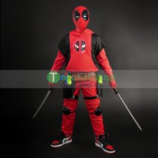 画像4: 【武器無し】デッドプール＆ウルヴァリン Deadpool 3 Kidpool キッドプール 子供 風 コスチューム コスプレ衣装 (4)