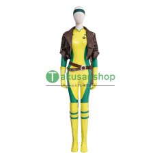 画像1: X-MEN 97 Rogue ローグ 風 コスチューム コスプレ衣装 バラ売り可 (1)