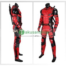 画像3: 【武器無し】デッドプール＆ウルヴァリン Deadpool 3 ウェイド ウィルソン 風 コスチューム コスプレ衣装 コスプレ靴 バラ売り可 オーダーメイド COSPLAY (3)