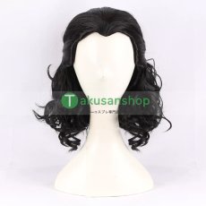 画像1: マイティ・ソー バトルロイヤル ロキ loki  風 コスプレウィッグ かつら cosplay wig 耐熱ウィッグ 専用ネット付   (1)