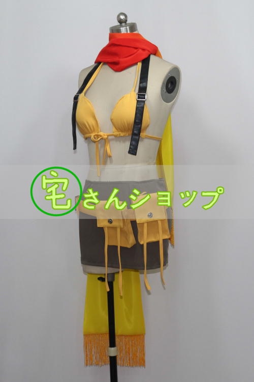 FF10 ファイナルファンタジーX リュック Rikku 風 コスプレ衣装