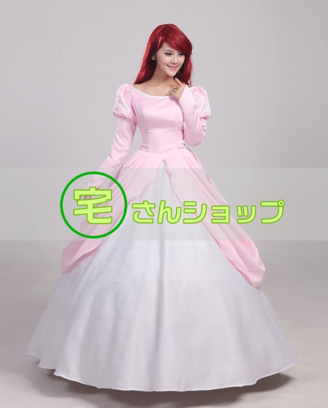 ディズニー ドレス人魚姫 アリエル ドレス プリンセス ハロウィン イベント仮装 コスチューム コスプレ衣装